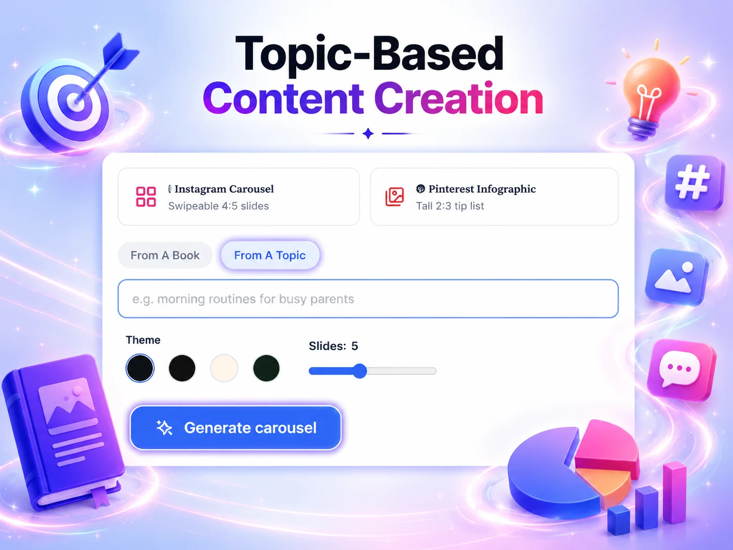 Topic-Based Content Creation