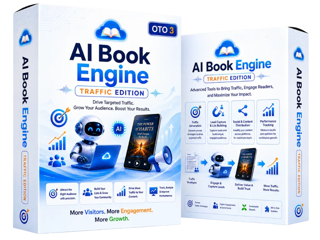 AI Book Engine Traffic Edition product box